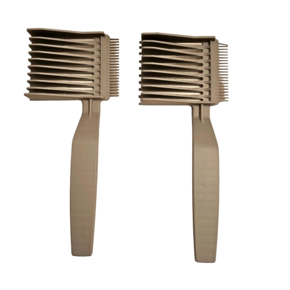 2X Blending Comb Barber for Fading Tapering Longer Thicker Hair Flat Top Cutting
